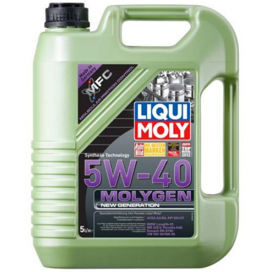 Масло моторное 5w40 4л LM MOLYGEN син.