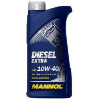 Масло моторное 10w40 1л Mannol Diesel Extra п/с