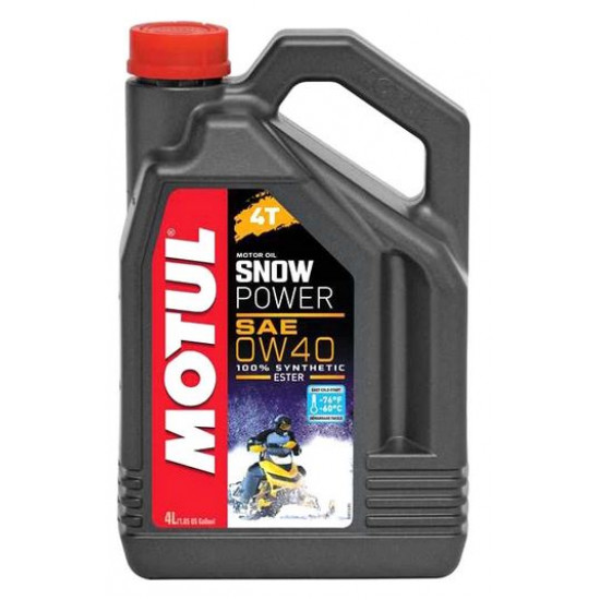 Масло моторное 4-х такт 0w40 MOTUL Snowpower 4T 4л син.