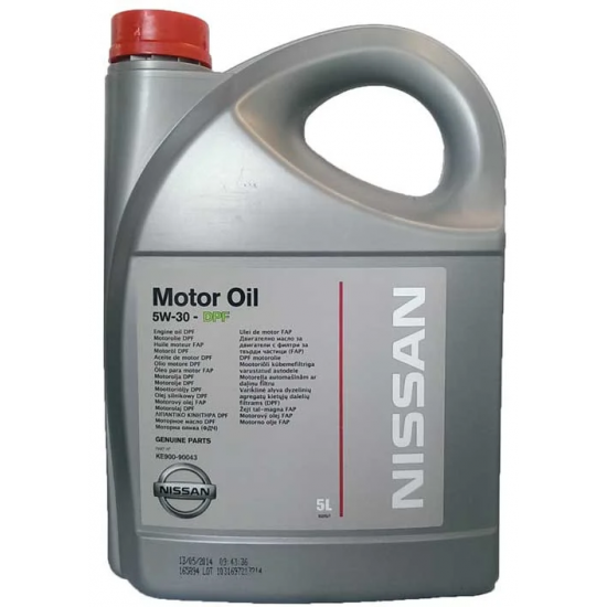 Масло моторное 5w30 5л NISSAN DPF син. Масло моторное 5w30 5л NISSAN DPF син.