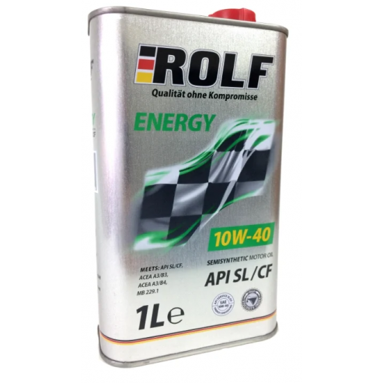 Масло моторное 10w40 1л ROLF Energy SL/CF п/с