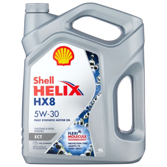 Масло моторное 5w30 4л Shell HELIX HX8 ECT син. Масло моторное 5w30 4л Shell HELIX HX8 ECT син.