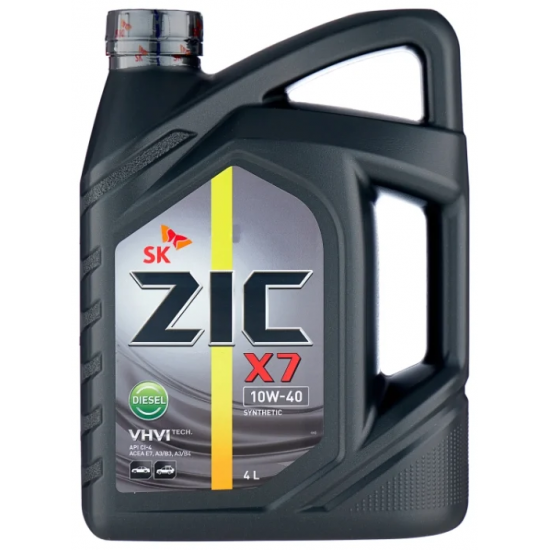 Масло моторное 10w40 4л ZIC X7 DIESEL п/с. Масло моторное 10w40 4л ZIC X7 DIESEL п/с.