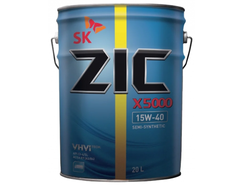 Масло моторное 15w40 20л ZIC X5000 Дизель мин Масло моторное 15w40 20л ZIC X5000 Дизель мин
