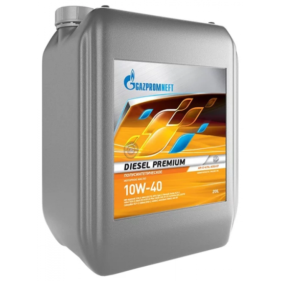 Масло моторное 10w40 20л Gazpromneft Diesel Premium п/с
