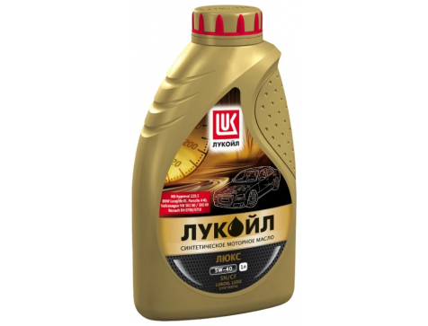 Масло моторное 5w40 1л Лукойл Люкс син. Масло моторное 5w40 1л Лукойл Люкс син.
